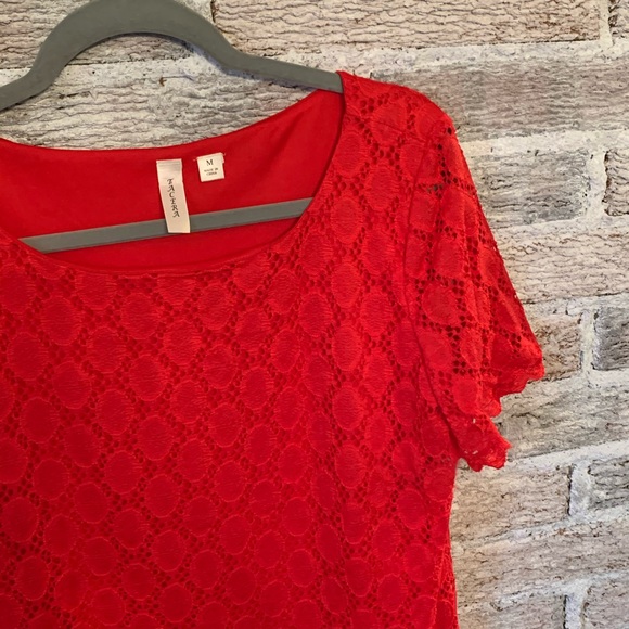 Tacera red dress - Picture 3 of 5